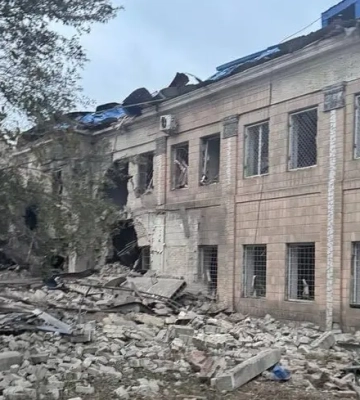 У Донецькій області знищено офіс Червоного Хреста України