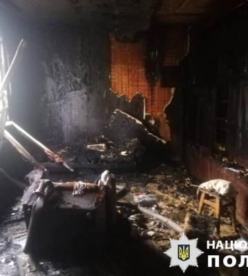 За фактом загибелі чоловіка під час пожежі на Київщині поліція розпочала розслідування