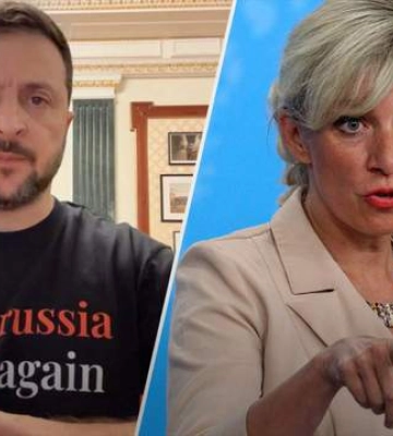 МЗС РФ відреагувало на футболку Зеленського із написом "Зробимо Росію малою знову"