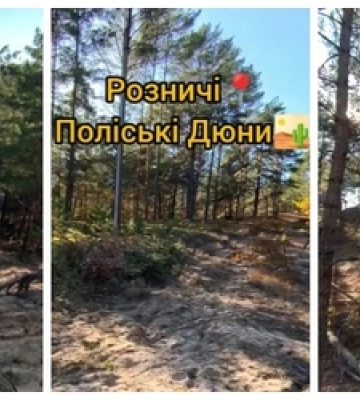 Волинські дюни: що це і де вони є (відео)