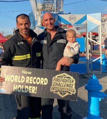 Український вогнеборець встановив рекорд на Чемпіонаті світу рятувальників у США