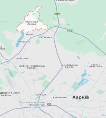 Рашисты обстреляли Черкасскую Лозовую на Харьковщине, возник пожар — ОВА