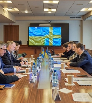 Швеція впроваджує багаторічну програму підтримки економіки України