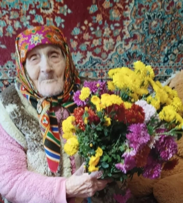 Мешканку Шостки вітали з 100-річним ювілеєм