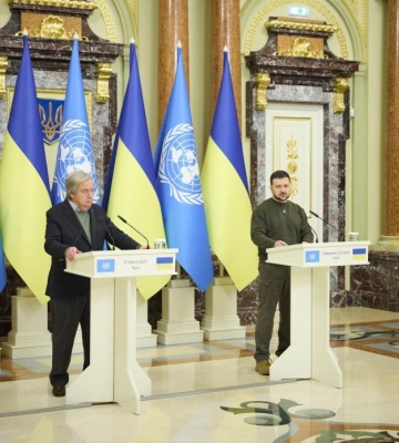 Ляпас Гутеррешу — Зеленський відмовив генсеку ООН щодо візиту в Київ