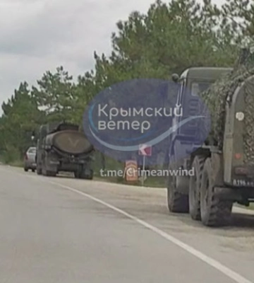В Крыму вырос поток военных бензовозов - соцсети