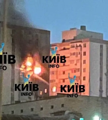 В Киевской мэрии рассказали о погибших и пострадавших в результате попадания ударного дрона в многоэтажку, &quot;шахеды&quot; снова атакуют столицу