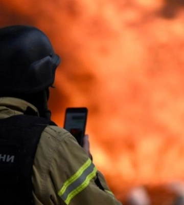 Уламки дрона спричинили пожежу в Ірпені на Київщині