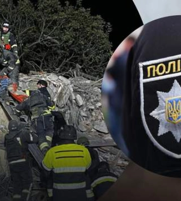 В результате удара по Днепру погибли жена и дочь полицейского