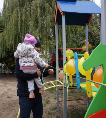 В дитсадку Гайворона встановили нові майданчики 