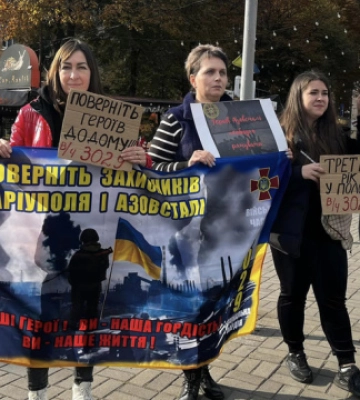 У Запоріжжі пройшла акція на підтримку військовополонених