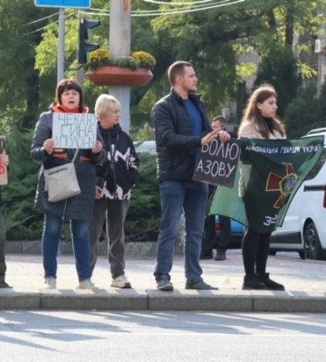 У Запоріжжі пройшла акція на підтримку військовополонених