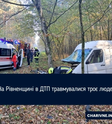 На трасі в Рівненському районі внаслідок ДТП травмувалися жінка та двоє дітей