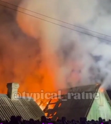Необережне поводження з вогнем: На Волині згоріли господарська споруда й чотири тонни сіна
