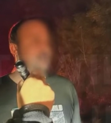 На Львівщині п’яний водій вантажівки погрожував патрульним тренувальною гранатою (ВІДЕО)