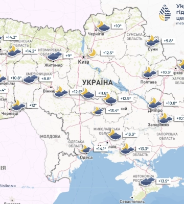 На початку нового на Сумщині прогнозують теплу суху погоду