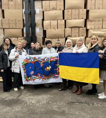 Рівне отримало понад 8 тонн гуманітарної допомоги з Італії