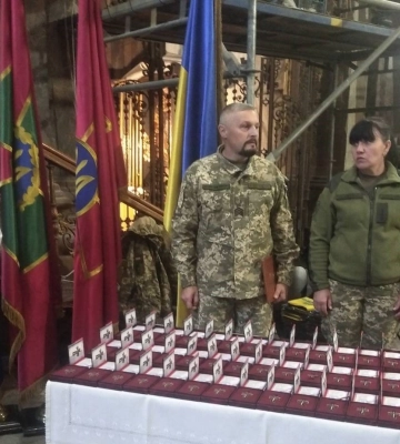 Родині загиблого волинянина вручили орден «Хрест Героя»