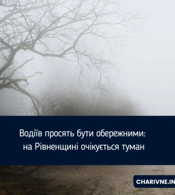Водіїв просять бути обережними: на Рівненщині очікується туман