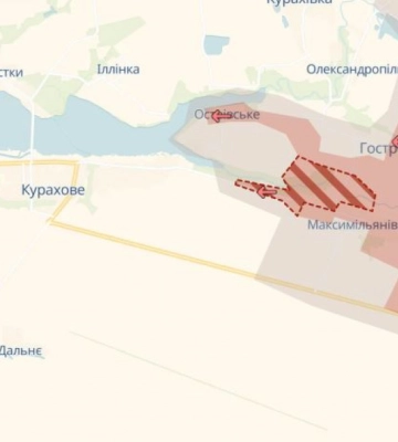 Российские оккупанты продвинулись вблизи Курахово и Торецка – DeepState