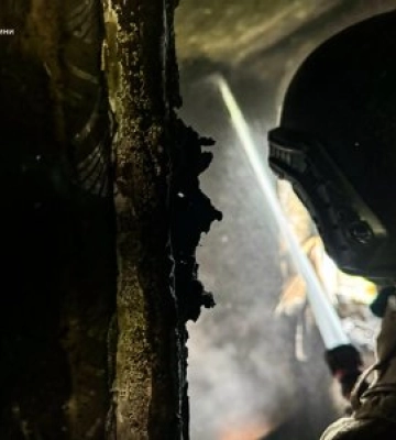 Внаслідок ворожого обстрілу на Миколаївщині виникла пожежа