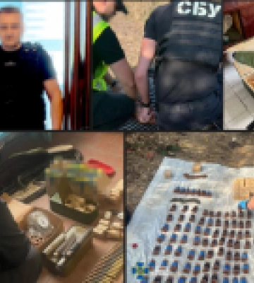 СБУ та Нацполіція затримали 7-х ділків, які намагалися торгувати «трофейною» зброєю рашистів
