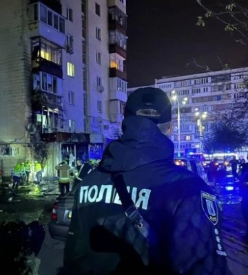 В Киеве после дроновой атаки выросло количество пострадавших