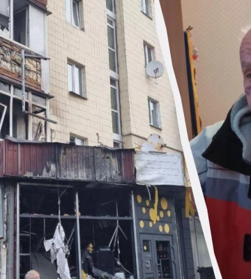 "На мені було все скло": киянин розповів, як ковдра врятувала його під час атаки РФ