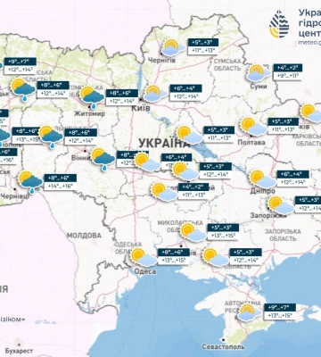 Синоптикиня Наталка Діденко прогнозує в останні дні жовтня посилення вітру і зниження температури