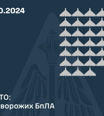 ЗБИТО 33 ВОРОЖИХ БПЛА