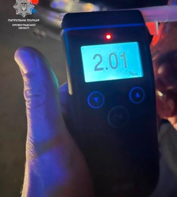 2,01 проміле: у Кропивницькому зупинили п'яного керманича Audi