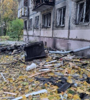 Головне за ніч та ранок середи, 30 жовтня: атака дронів на Київ, 175 боєзіткнень