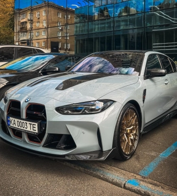 В Киеве заметили новейший заряженный седан BMW на 550 сил 