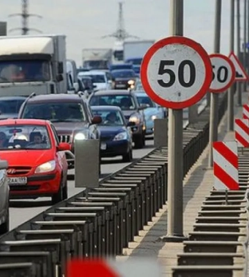 У листопаді максимальна швидкість руху в Києві знову 50 км/год