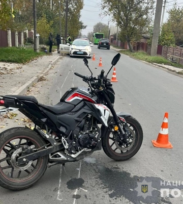 На Вінниччині помер у лікарні збитий мотоциклом літній чоловік, - поліція
