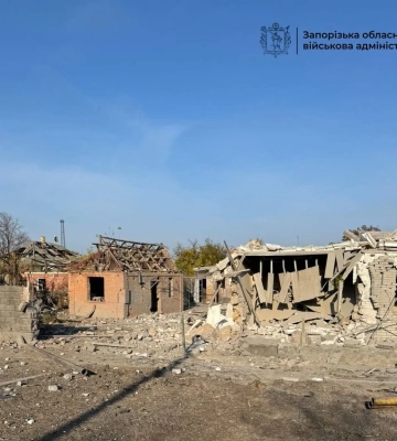 Війська рф завдали 384 удари по Запорізькій області - ОВА