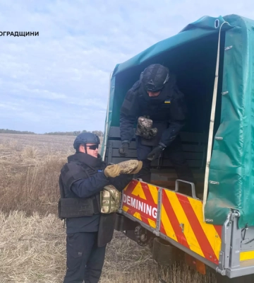 Снаряди часів Другої світової знешкодили у Кропивницькому районі 