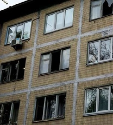 В КГВА показали последствия атаки «шахедов» по Подольскому району столицы