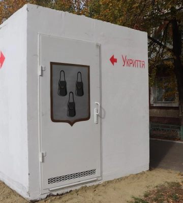 У Сумах розмістили ще чотири модульні укриття