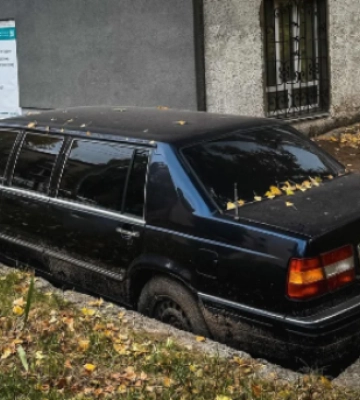 В Україні сфотографували рідкісний седан Volvo (Фото)