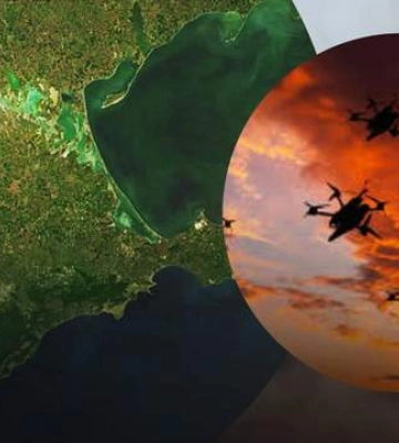 Росію ввечері масовано атакували дрони, дісталось і Криму