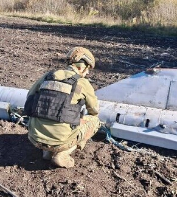 Ракета не здетонувала, впала на території сільгоспугідь на Чернігівщині