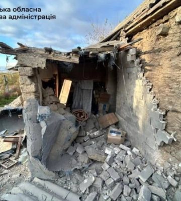 Армія РФ здійснила понад 300 ударів по Запорізькій області, є поранений