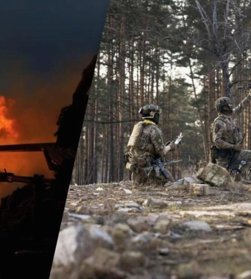 На Харківщині нацгвардійці та 92 ОШБр розбили колону росіян: відео відбиття штурму