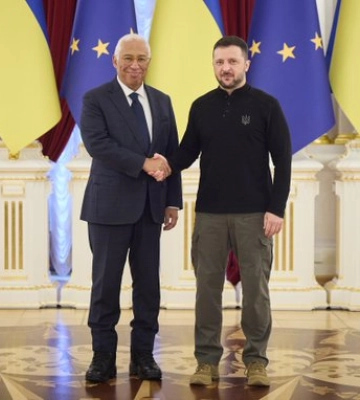 Зеленський у Києві зустрівся з новим главою Євроради й топдипломаткою ЄС