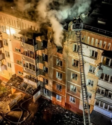 У Тернополі внаслідок удару ворожого дрона одна людина загинула, троє поранені