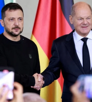 ЗМІ: Шольц у Києві планує дізнатися позицію Зеленського щодо мирних переговорів із РФ