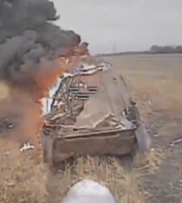 Три БМП-3 з окупантами намагалися прорватися на півночі Харківщини (відео)