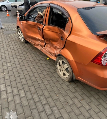 На одному з перехресть у Черкасах сталася аварія