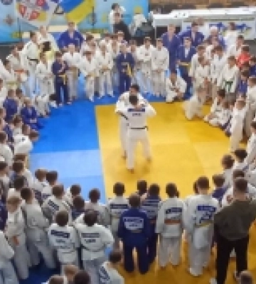 У Луцьку чемпіон світу провів відкрите тренування для понад 150 дзюдоїстів місцевих та обласних спортивних шкіл та клубів